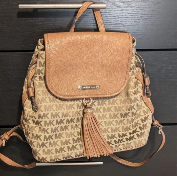 Michael Kors | Bags | Michael Kors Brown Tan Monogram  display picture 2
